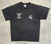 画像1: 90'S NIKE 白タグ シングルステッチ 両面プリント Tシャツ フェードブラック (VINTAGE) (1)