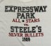 画像3: 80'S EXPRESSWAY PARK ALL STARS VS STEELE'S SILVER BULLETS シングルステッチ 半袖 Tシャツ ホワイト USA製 (VINTAGE) (3)
