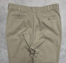 他の写真3: 80'S BANANA REPUBLIC ツータック チノパンツ ベージュ 42TALONジップ USA製 (VINTAGE)
