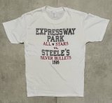 80'S EXPRESSWAY PARK ALL STARS VS STEELE'S SILVER BULLETS シングルステッチ 半袖 Tシャツ ホワイト USA製 (VINTAGE)