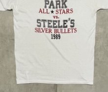 他の写真3: 80'S EXPRESSWAY PARK ALL STARS VS STEELE'S SILVER BULLETS シングルステッチ 半袖 Tシャツ ホワイト USA製 (VINTAGE)