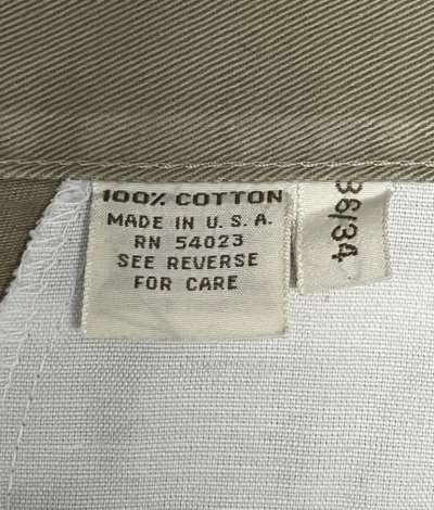 画像3: 80'S BANANA REPUBLIC ツータック チノパンツ ベージュ 42TALONジップ USA製 (VINTAGE)