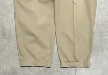 他の写真2: 80'S BANANA REPUBLIC ツータック チノパンツ ベージュ 42TALONジップ USA製 (VINTAGE)