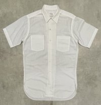 60'S CAPPER & CAPPER BY HATHAWAY 半袖 シャツ ホワイト USA製 (VINTAGE)