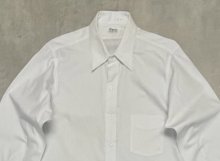他の写真1: 60'S PILGRIM "FORMEASE COLLAR" マチ付き 長袖 ポプリンシャツ ホワイト USA製 (DEADSTOCK)