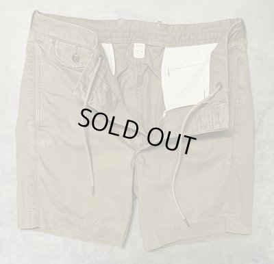 画像4: RRL ボタンフライ ミリタリーチノショーツ タン (USED)