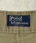 画像2: 90'S RALPH LAUREN ボタンフライ ツープリーツ ミリタリーチノショーツ タン USA製 (VINTAGE) (2)