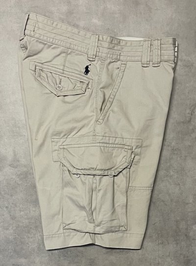 画像4: 90'S RALPH LAUREN カーゴショーツ ライトベージュ (VINTAGE)