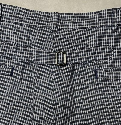 画像7: 90'S RRL 三ツ星タグ シンチバック付き コットン ショーツ チェック柄 USA製 (VINTAGE)