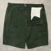 画像3: 90'S RALPH LAUREN "ボックスロゴ" ツープリーツ チノショーツ ダークグリーン TALONジップ USA製 (VINTAGE) (3)