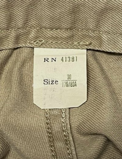 画像3: RRL ボタンフライ ミリタリーチノショーツ タン (USED)