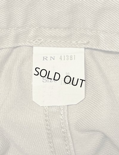 画像3: RRL ボタンフライ ミリタリーチノショーツ タン (USED)