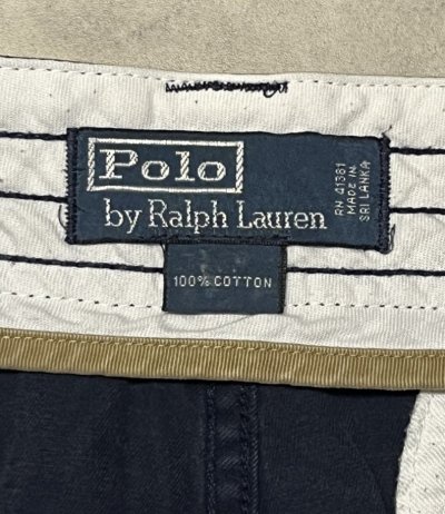 画像2: 90'S RALPH LAUREN カーゴショーツ ネイビー (VINTAGE)