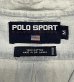 画像2: 90'S RALPH LAUREN POLO SPORT チンスト付き ハーフジップ 半袖 シャンブレーシャツ ブルー (VINTAGE) (2)