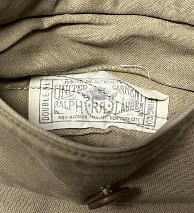 画像7: RRL ボタンフライ ミリタリーチノショーツ タン (USED)