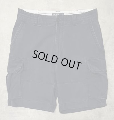 画像1: 90'S RALPH LAUREN カーゴショーツ ネイビー (VINTAGE)