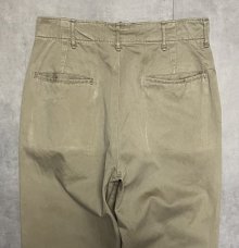 他の写真3: 50'S アメリカ軍 US ARMY "MIL-T-2064A" 45カーキ ボタンフライ チノパンツ ベージュ (VINTAGE)