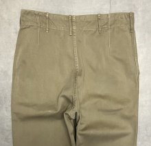 他の写真3: 40'S アメリカ軍 USMC ダブルステッチ バックポケット無し チノパンツ (VINTAGE)