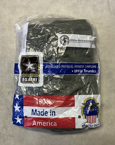 画像7: アメリカ軍 US ARMY IPFU ナイロン トレーニングショーツ オリーブ (DEADSTOCK)