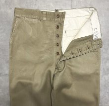 他の写真1: 50'S アメリカ軍 US ARMY "MIL-T-2064B" ボタンフライ チノパンツ ベージュ (VINTAGE)