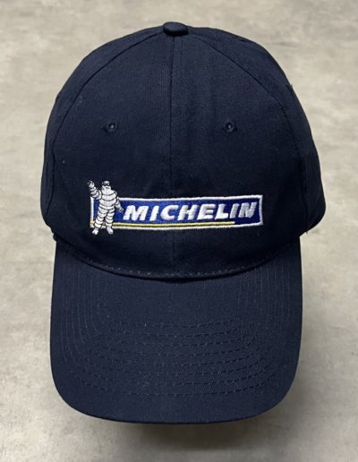 画像2: MICHELIN 6パネル ベースボールキャップ ネイビー (USED)