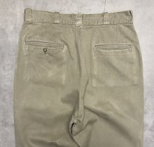 他の写真3: 60'S アメリカ軍 US ARMY コットン100% チノパンツ FASTブラスジップ (VINTAGE)