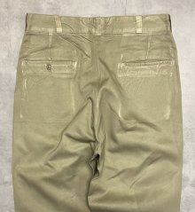 他の写真3: 60'S アメリカ軍 US ARMY コットン100% チノパンツ RAPIDアルミジップ (VINTAGE)