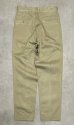 画像4: 60'S アメリカ軍 US ARMY コットン100% チノパンツ RAPIDアルミジップ (VINTAGE) (4)