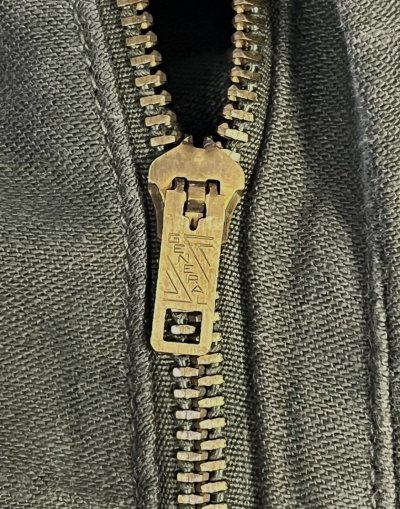 画像3: 70'S アメリカ軍 US ARMY "OG107" コットンサテン ベイカーパンツ ミリタリーグリーン GENERALジップ (VINTAGE)