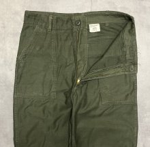 他の写真1: 70'S アメリカ軍 US ARMY "OG107" コットンサテン ベイカーパンツ ミリタリーグリーン GENERALジップ (VINTAGE)