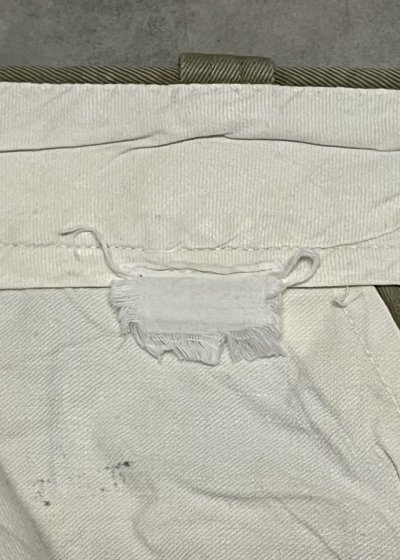 画像2: 60'S アメリカ軍 US ARMY コットン100% チノパンツ FASTブラスジップ (VINTAGE)