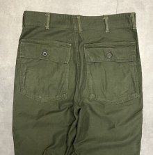 他の写真3: 70'S アメリカ軍 US ARMY "OG107" コットンサテン ベイカーパンツ ミリタリーグリーン GENERALジップ (VINTAGE)