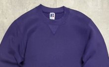 他の写真1: 90'S RUSSELL ATHLETIC 前Vガゼット付き クルーネック スウェットシャツ グレープ USA製 (VINTAGE)
