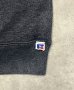 画像3: 90'S RUSSELL ATHLETIC 前Vガゼット付き クルーネック スウェットシャツチャコール USA製 (VINTAGE) (3)