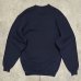 画像3: 80'S LL Bean by RUSSELL ATHLETIC 前Vガゼット スウェットシャツ ネイビー USA製 (VINTAGE) (3)