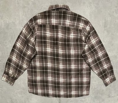画像4: 90'S WINDBREAKER プリントネル フランネルシャツ チェック柄 (VINTAGE)
