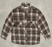 画像1: 90'S WINDBREAKER プリントネル フランネルシャツ チェック柄 (VINTAGE) (1)