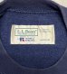 画像2: 80'S LL Bean by RUSSELL ATHLETIC 前Vガゼット スウェットシャツ ネイビー USA製 (VINTAGE) (2)