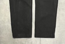 他の写真2: 00'S J.CREW "COVERT CLOTH" ボタンフライ ワークパンツ ブラック W34L30 (USED)