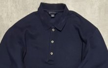 他の写真1: 90'S LANDS' END 三角タグ 襟付き スウェットシャツ ネイビー USA製 (VINTAGE)