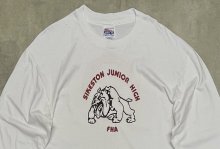 他の写真1: 90'S SIKESTON JUNIOR HIGH 両面プリント 長袖 Tシャツ ホワイト (VINTAGE)
