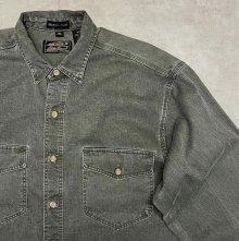 他の写真2: 90'S EDDIE BAUER "ELKHORN TWILL" 黒タグ ワークシャツ カーキ USA製 (VINTAGE)