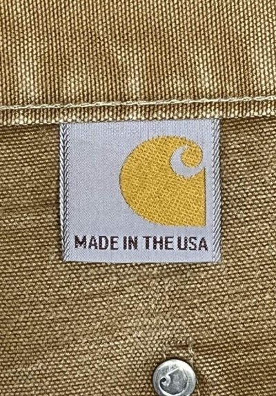 画像2: CARHARTT ダブルニー ダック ペインターパンツ ブラウン USA製 (VINTAGE)