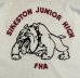 画像3: 90'S SIKESTON JUNIOR HIGH 両面プリント 長袖 Tシャツ ホワイト (VINTAGE) (3)
