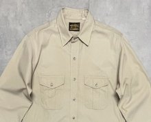 他の写真1: 90'S EDDIE BAUER 黒タグ ポプリンシャツ ベージュ USA製 (VINTAGE)