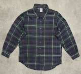90'S BROOKS BROTHERS "BROOKS FLANNEL" フランネル BDシャツ チェック柄 USA製 (VINTAGE)