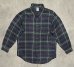 画像1: 90'S BROOKS BROTHERS "BROOKS FLANNEL" フランネル BDシャツ チェック柄 USA製 (VINTAGE) (1)