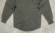 他の写真3: 90'S EDDIE BAUER "ELKHORN TWILL" 黒タグ ワークシャツ カーキ USA製 (VINTAGE)