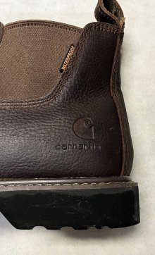 他の写真2: CARHARTT "WATERPROOF" レザー サイドゴアブーツ ダークブラウン (USED)