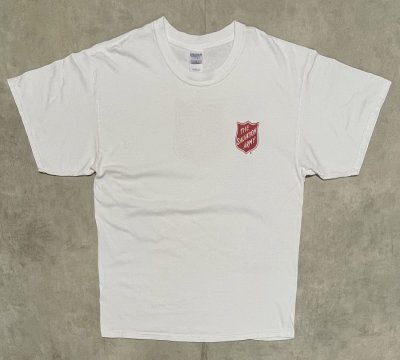 画像1: 00'S THE SALVATION ARMY 両面プリント 半袖 Tシャツ ホワイト (VINTAGE)